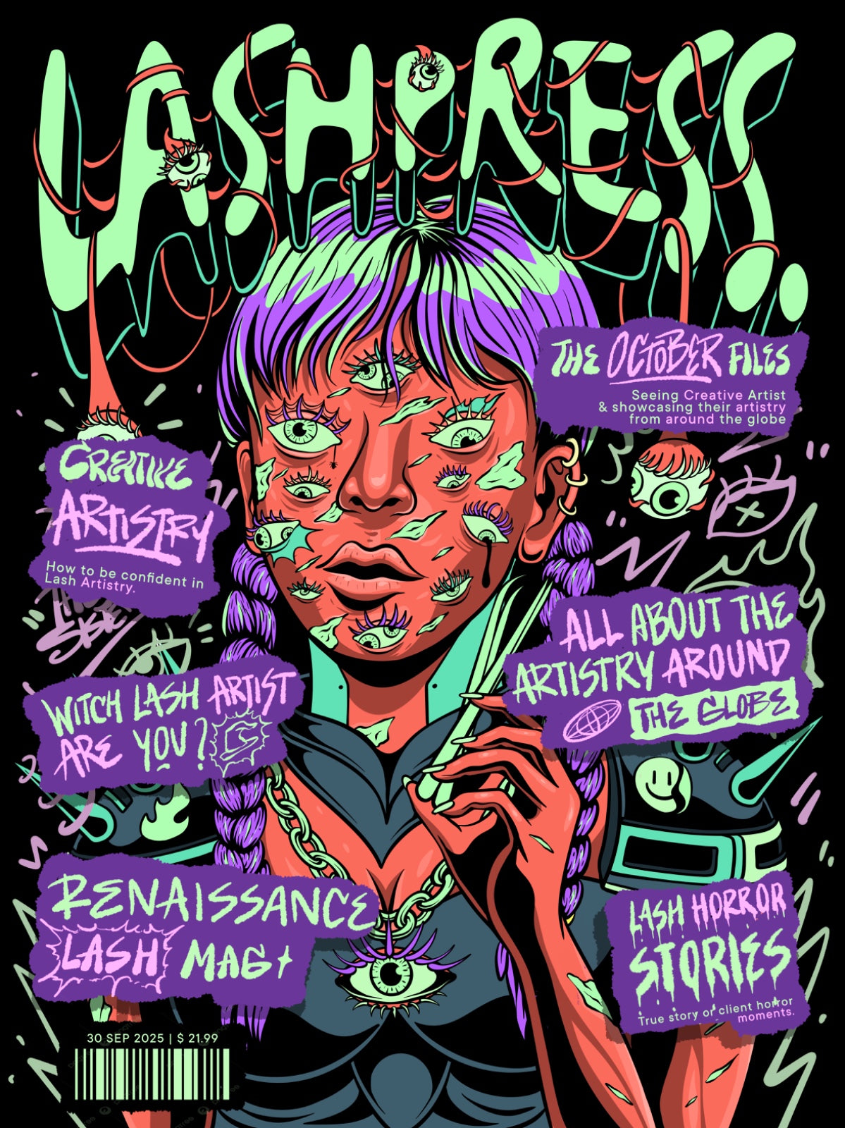 LASHPRESS Magazine – VOLUME 02: Renaissance - LASHOWEEN EDITION (Print - PHYSICAL)