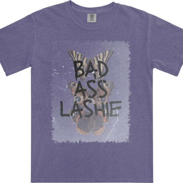 Bad Ass Lashie - The Lashhood Society- Vintage Oversized T-Shirt