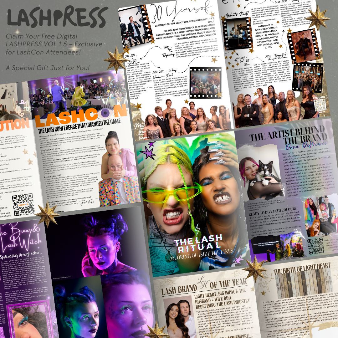 LASHPRESS Magazine – VOLUME 1.5 : RISE- LASHCON EDITION  (Print - PHYSICAL)