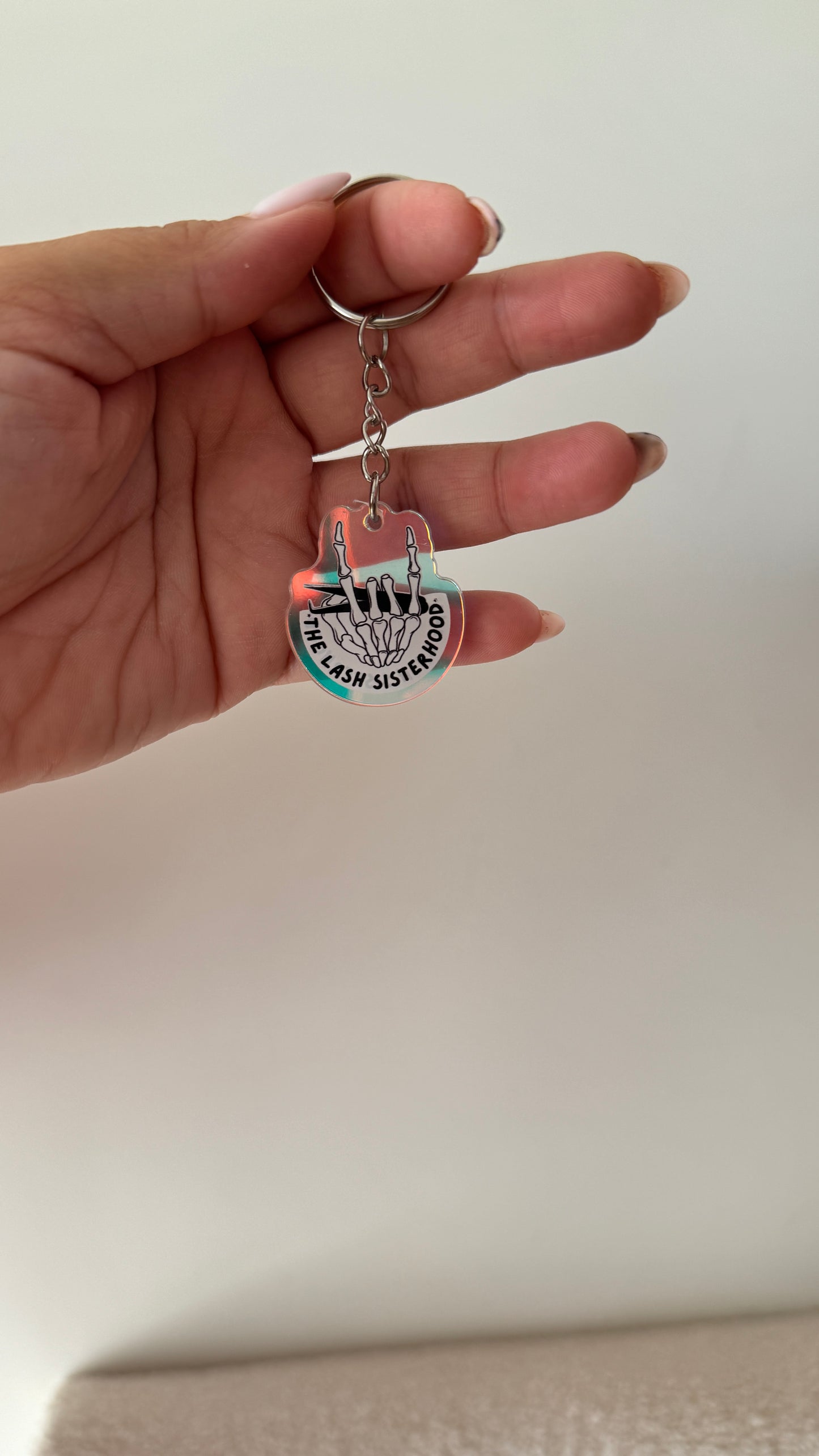 ACRYLIC LASH ARTIST KEYCHAIN