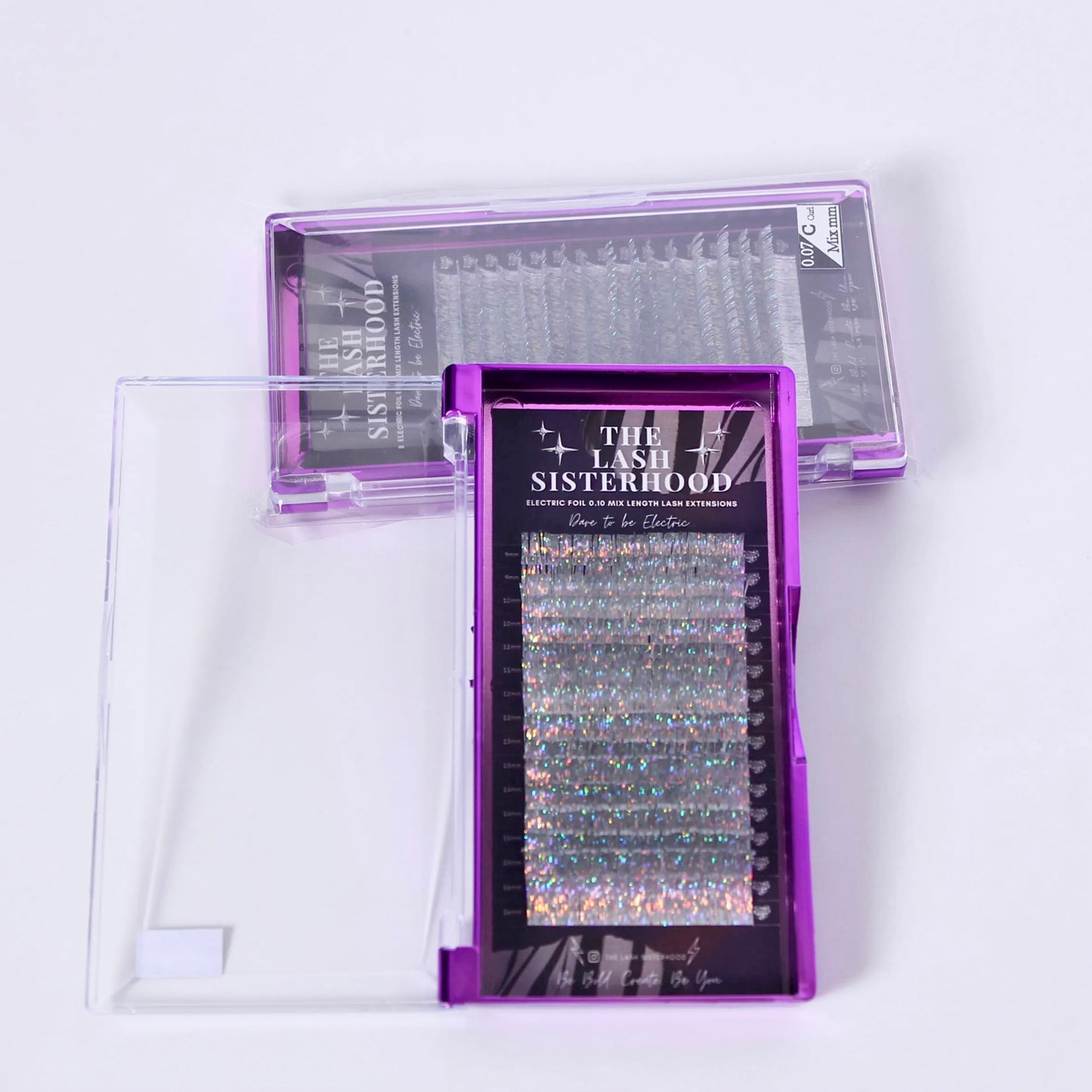 Electric Tinsel Foil 0.10 Lash Extensions
