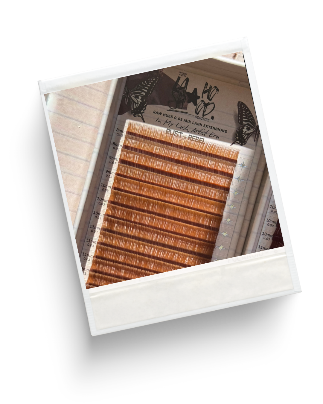 Raw Hues Collection - Velvet Colour 0.03 Mix Length Lash Extensions