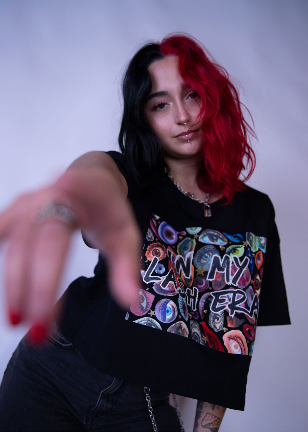 The Lashhood Society
 - Lash Artist In My Lash Era Crop Short Sleeve T-Shirt
