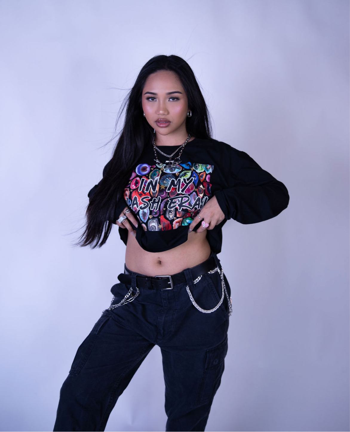 The Lash Sisterhood
 - Lash Artist
 In My Lash Era Crop Long Sleeve T-Shirt