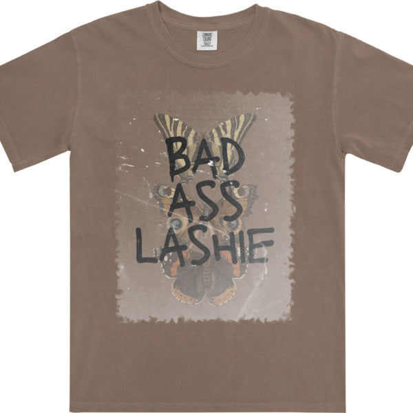 Bad Ass Lashie - The Lashhood Society- Vintage Oversized T-Shirt