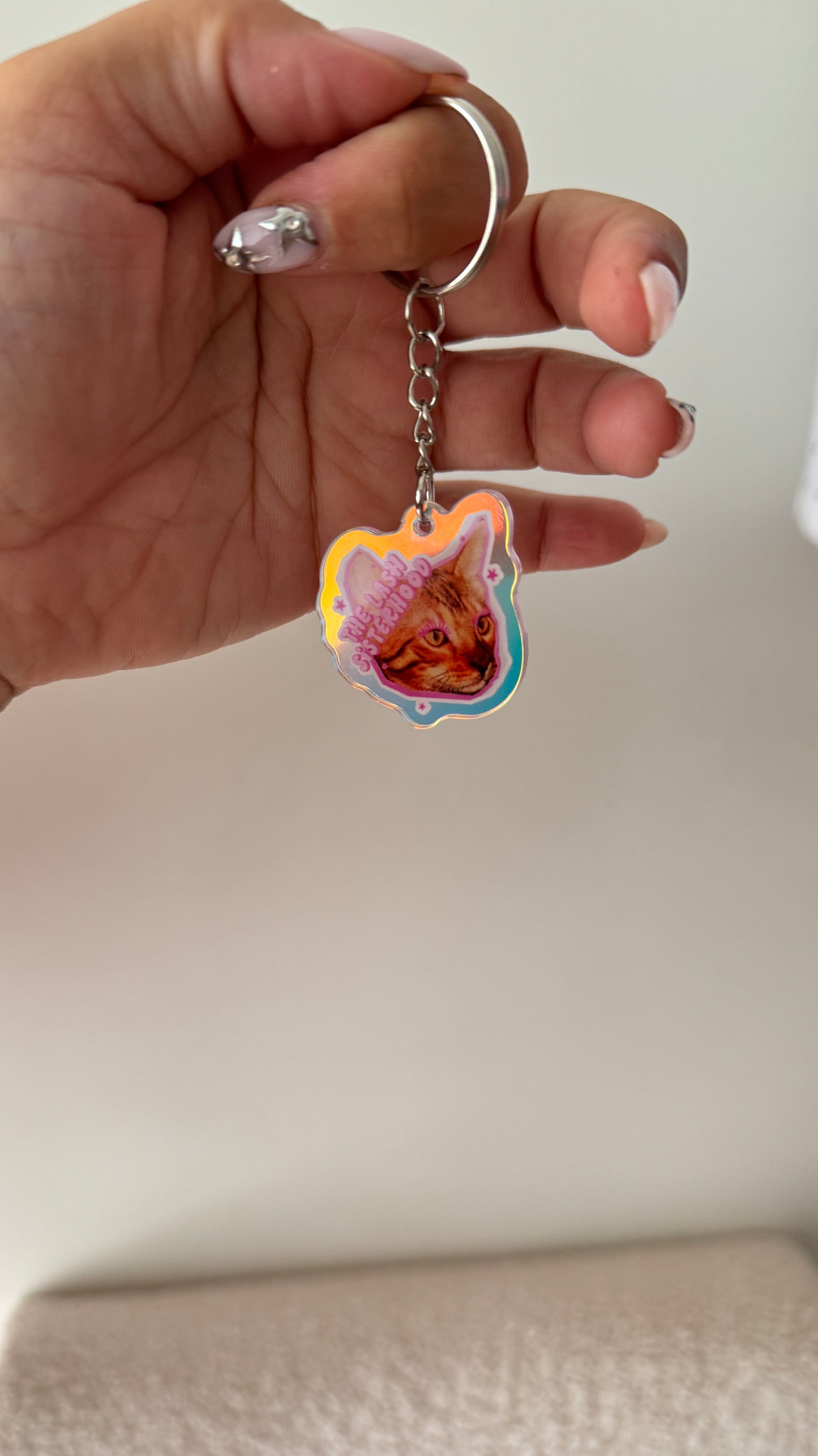 ACRYLIC LASH ARTIST KEYCHAIN