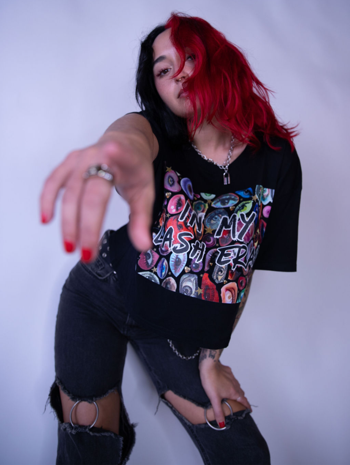 The Lashhood Society
 - Lash Artist In My Lash Era Crop Short Sleeve T-Shirt
