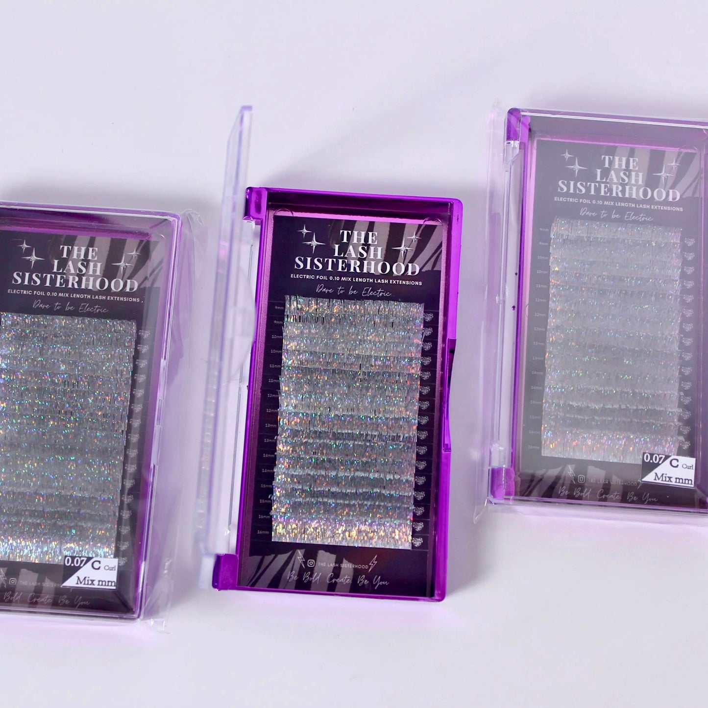 Electric Tinsel Foil 0.10 Lash Extensions