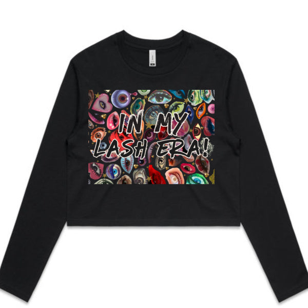 The Lash Sisterhood
 - Lash Artist
 In My Lash Era Crop Long Sleeve T-Shirt