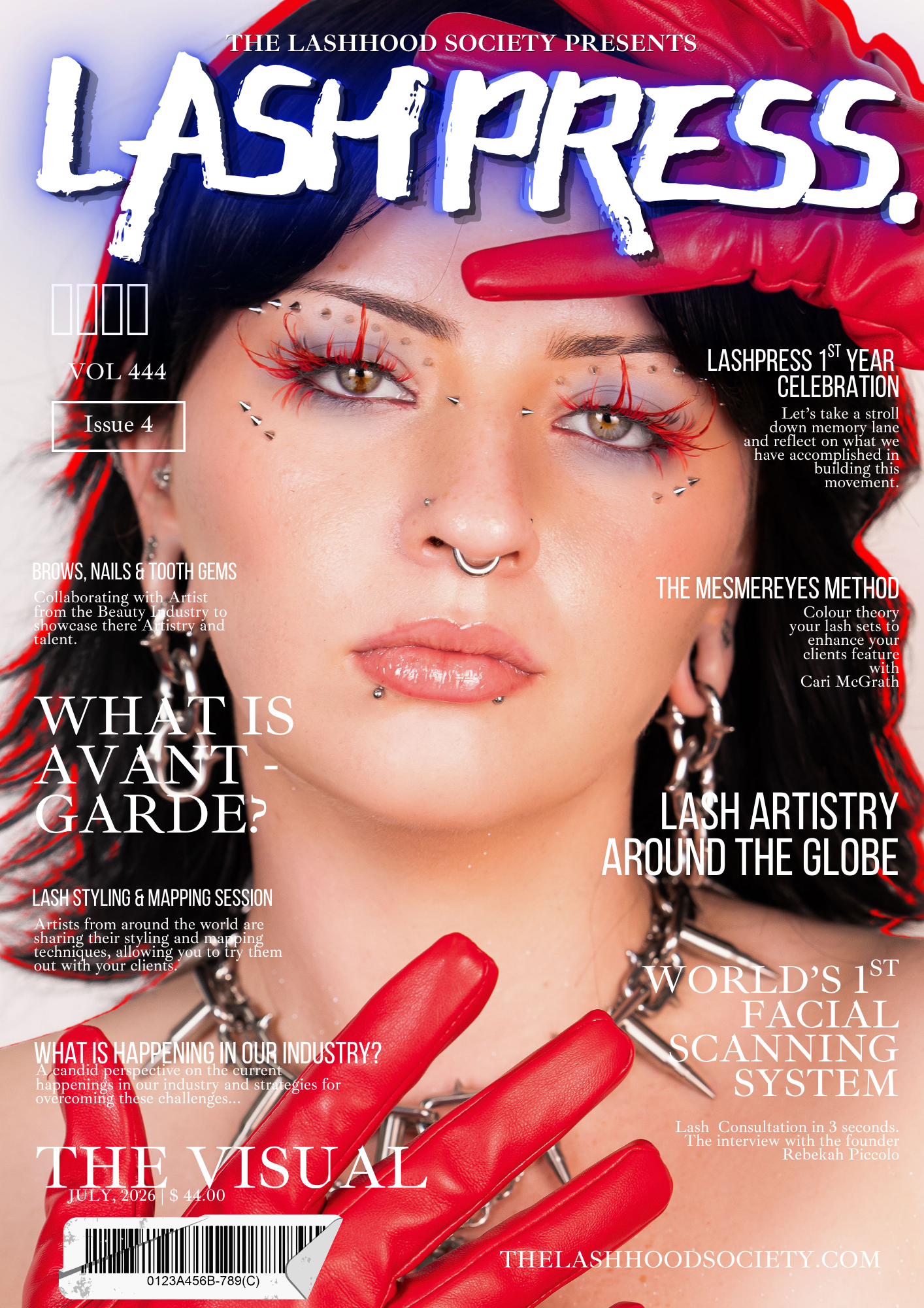 LASHPRESS Magazine – VOLUME 444: THE VISUAL EDITION  (Print - PHYSICAL)