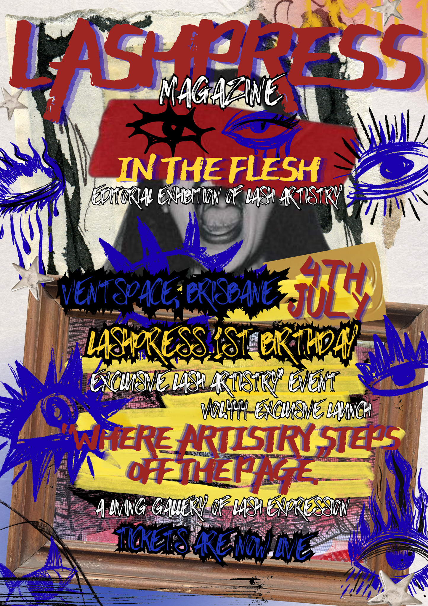 LASHPRESSMAG: IN THE FLESH — LASH-SISTER BUNDLE VIP x2 Admission Event Ticket